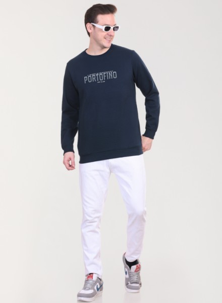 The Array Front Print Relaxed Fit Sweatshirt