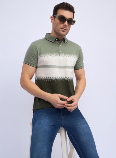 Mens Half Sleeve Cotton  Branded Polo T-Shirt