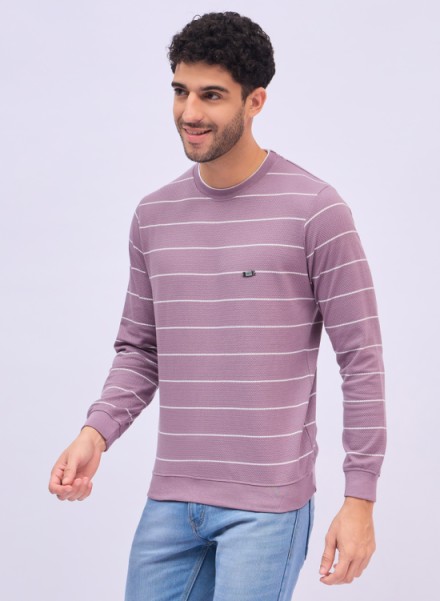 Array Casual Round Neck Printed Sweatshirt