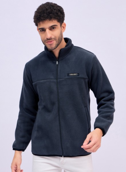 Array Mens Zipper  AntiPilling Sweatshirt