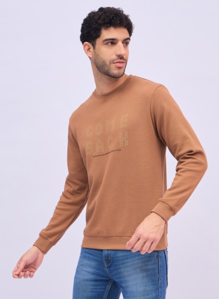 Array Casual Round Neck Printed Sweatshirt