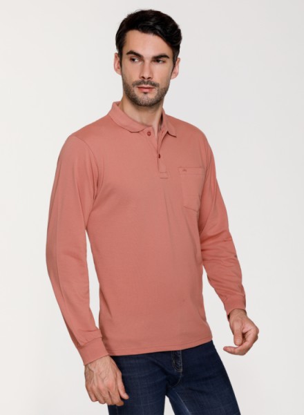 Array Solid Full Sleeve Polo