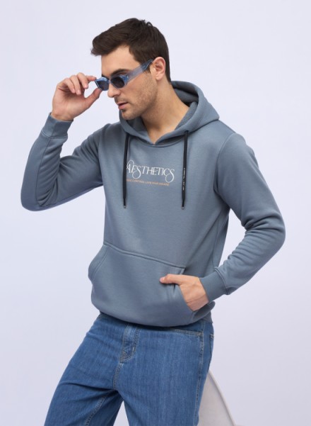 Array Mens Printed Sweatshirt With hoodie