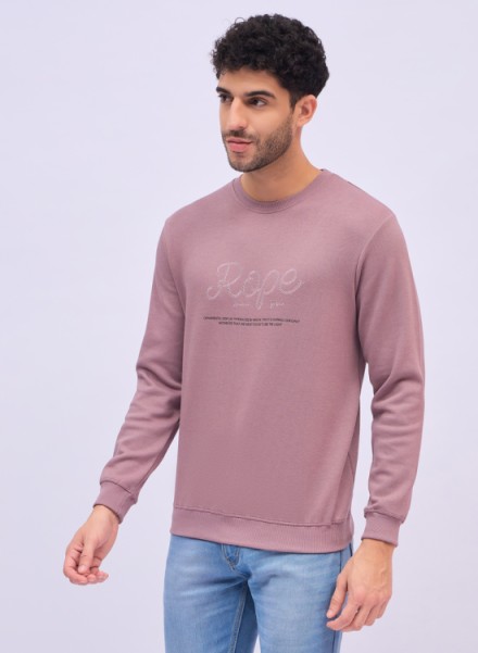 Array Casual Round Neck Printed Sweatshirt