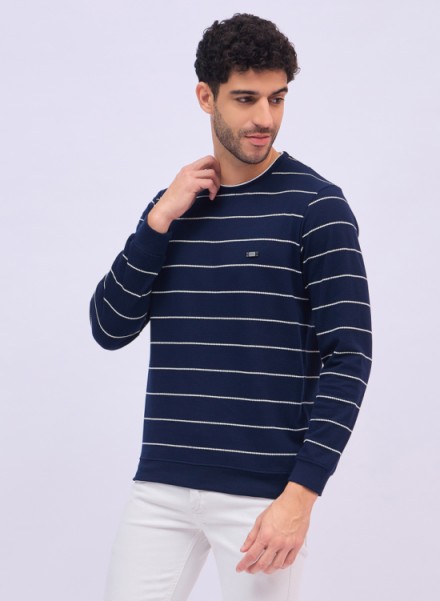 Array Casual Round Neck Printed Sweatshirt