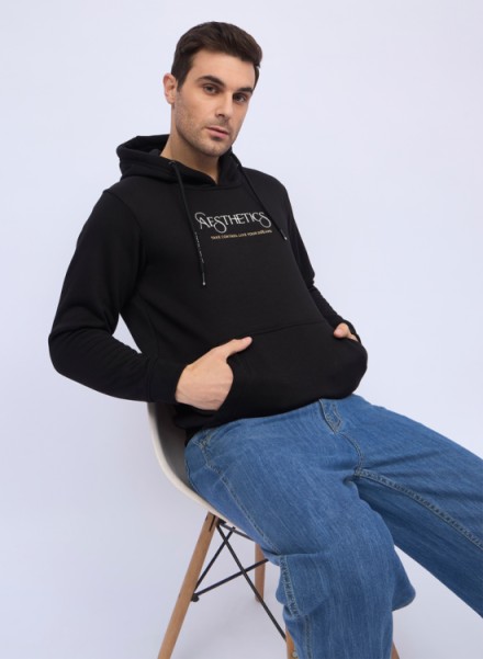 Array Mens Printed Sweatshirt With hoodie