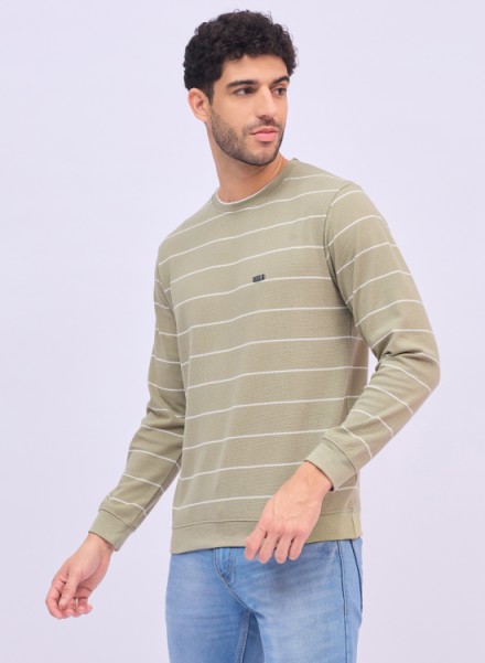 Array Casual Round Neck Printed Sweatshirt