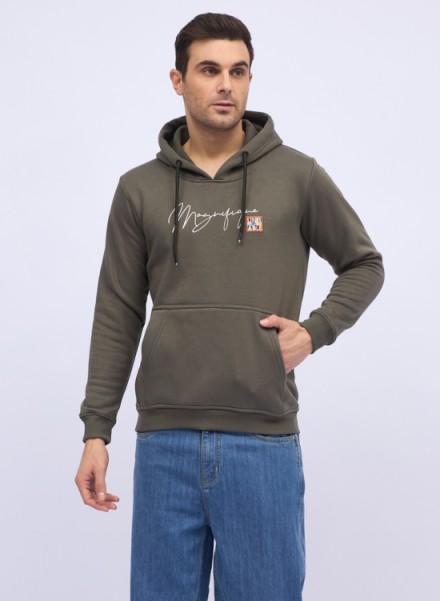 Array Mens Printed Sweatshirt With hoodie