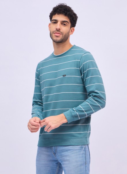 Array Casual Round Neck Printed Sweatshirt