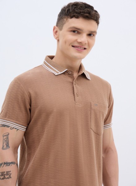 Mens Stylish Collar T-Shirt