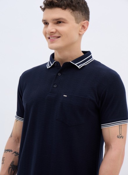Mens Stylish Collar T-Shirt