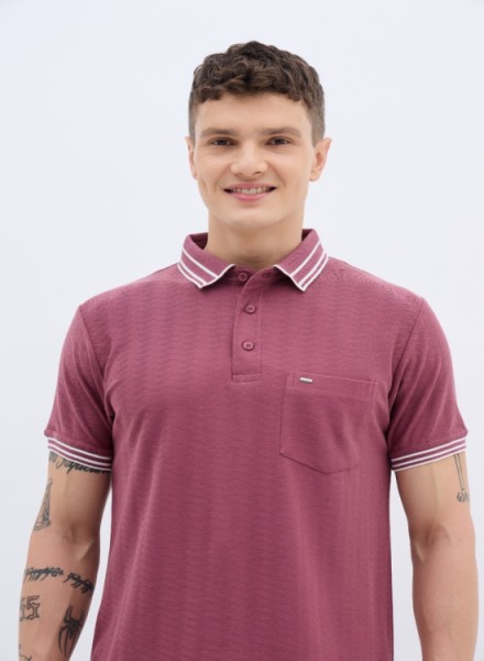Mens Stylish Collar T-Shirt