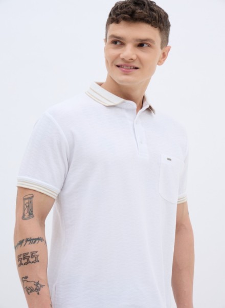 Mens Stylish Collar T-Shirt
